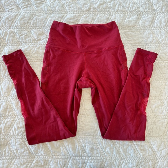IAB red elevate workout leggings. Size 6/S. - Picture 4 of 6